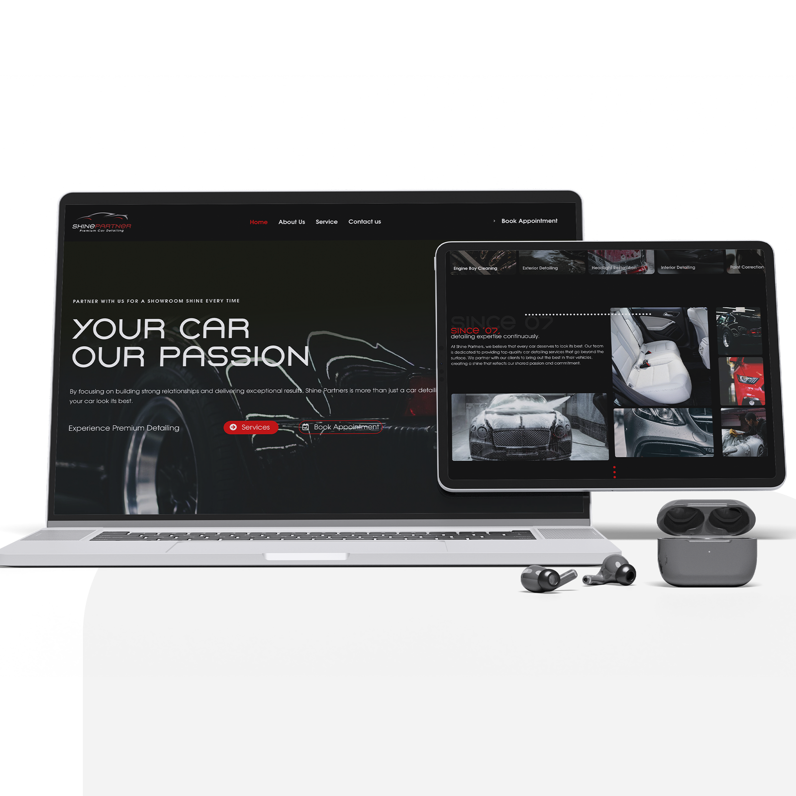 Image gallery marquee